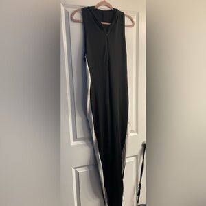 Sporty Black and White jumpsuit